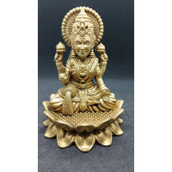 Goddess Lakshmi Lotus Statue