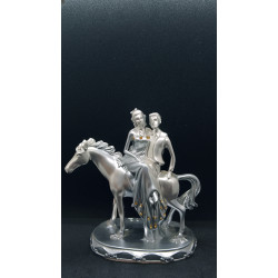 Romantic Couple with Horse