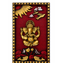 Gold Ganesha Wall Hanging Decorative