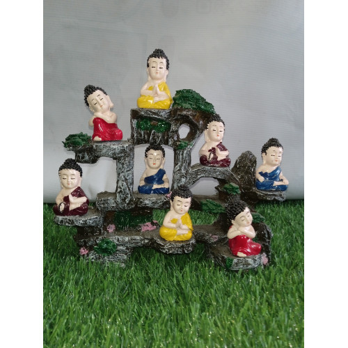 Mini Buddha Monk Meditation Garden Statue Mini Buddha Monk Meditation Garden Statue