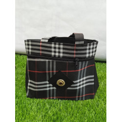 Premium Checkered Insulated Lunch Bag