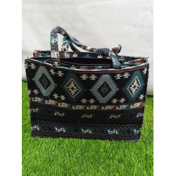 Ethnic Tribal Pattern Fabric Tote Bag