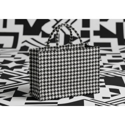 Black White Stylish Women's Handbag