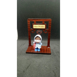 Best Wishes Cute Kid Decorative